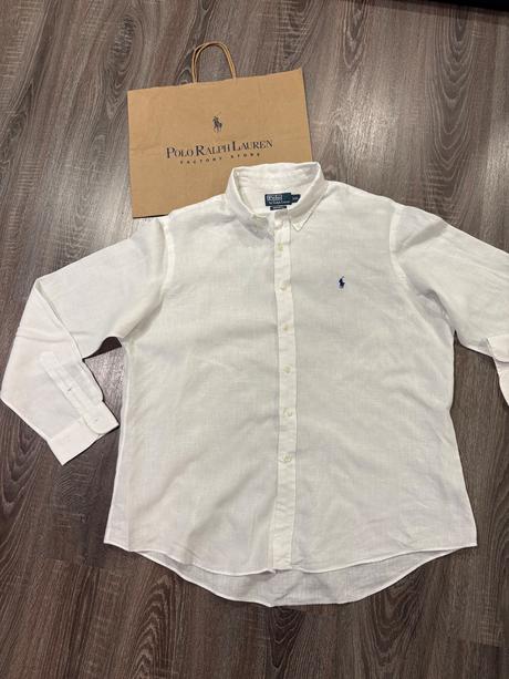 Ralph lauren panska ľanova kosela xxl, ralph lauren,xxl