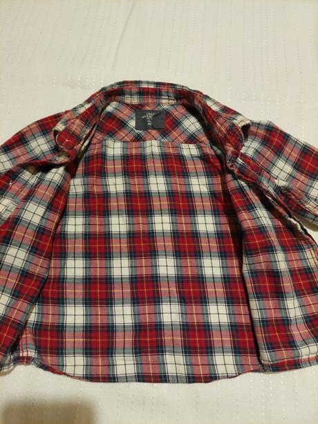 Károvaná košieľka, h&m,80