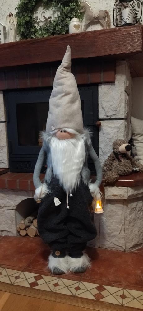 110.cm trpaslík celoročný zimnovianocnom + lampasi,