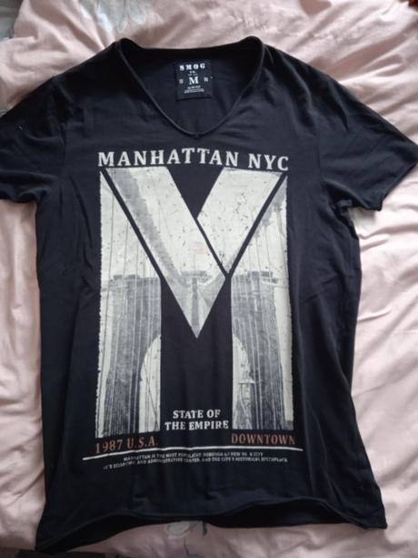 Čierne tričko smog m, m