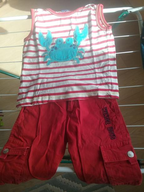 Kratasy / sortky po kolena a tielko, wenice,98