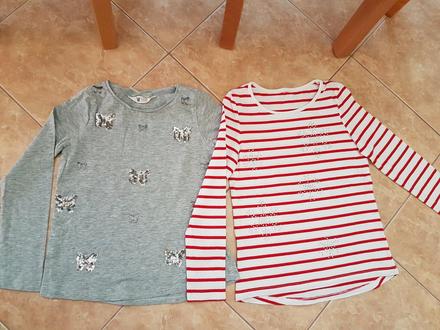 Tričká 2 kusy, h&m,116