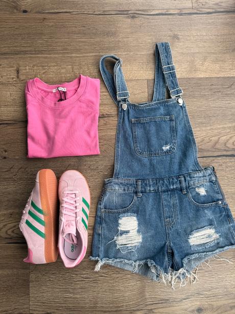 Šortky na traky xxs, denim,xs