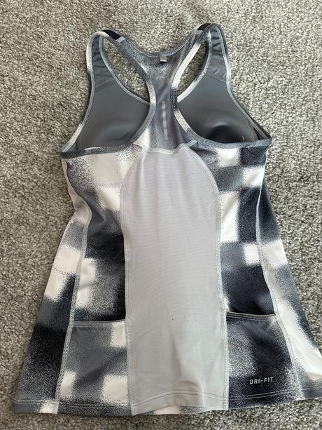 Nike dri-fit šedé športové tielko xs, nike,xs