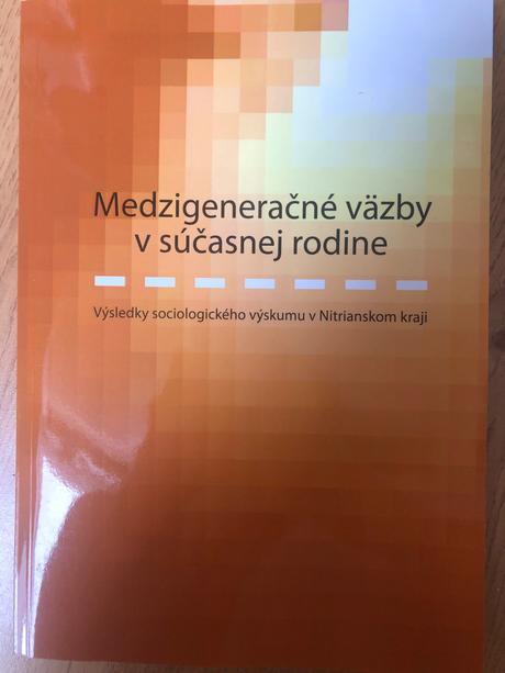 Medzigeneračné väzby v súčasnej rodine, 