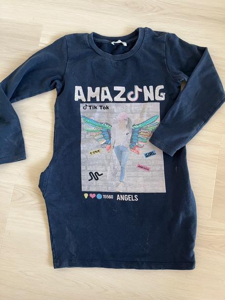 Predĺžená mikina, 128