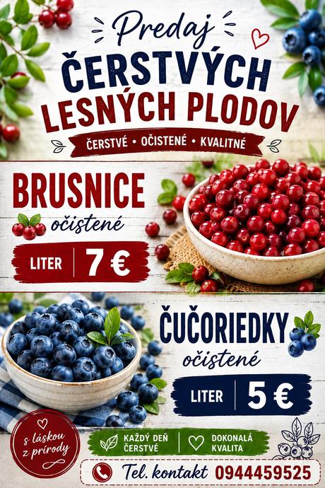 Lesné plody,