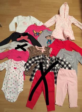 Balík oblečenia - carters, 68–80