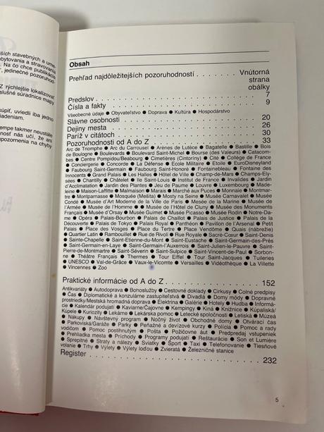 Turistický sprievodca paríž, 