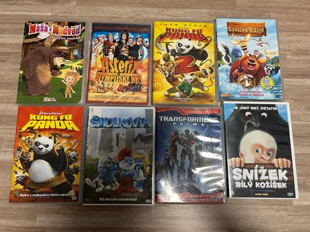 Dvd s rozpávkami,