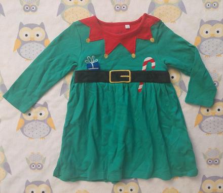 Vianočné bavlnené šaty zn.bluezoo veľ.74-86, 74