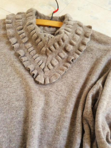 Dlhší pulóvrik - angora, m