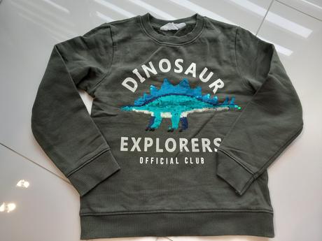 Chlapcenska mikina-s meniacim obrazkom, h&m,122