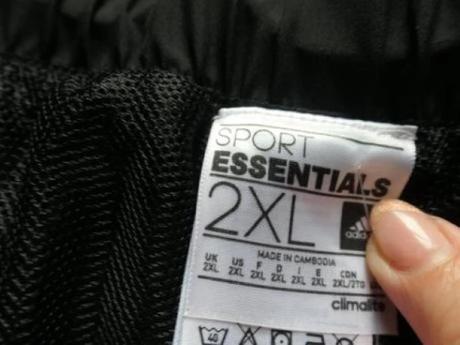 Adidas essenciale climalite panske original xxl, adidas,xxl