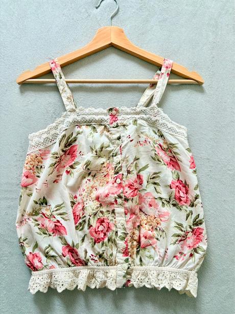 Kvetinový top, gate,s