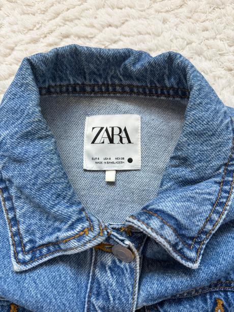Zara rifľové šaty, zara,xs