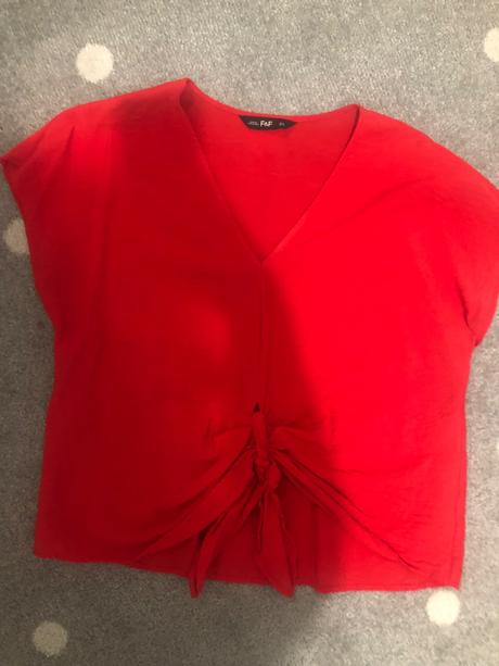 Červená blúzka, f&f,40