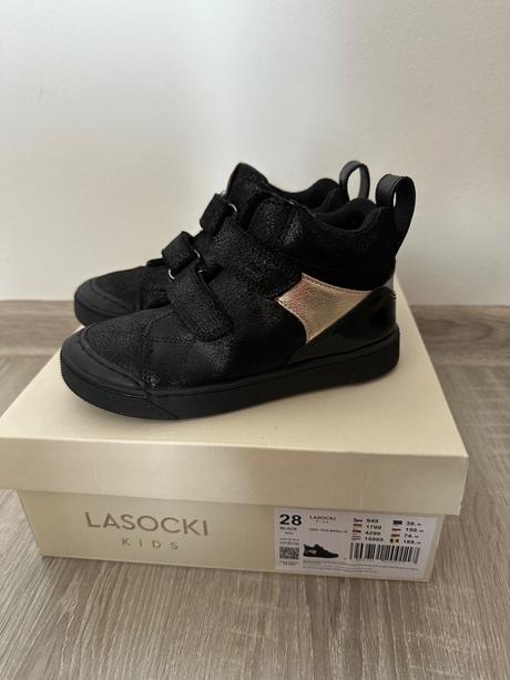 Dievčenské kožené topánky lasocki, lasocki,28