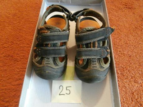 Sandále č.25, sandálky so zapínaním na suchý zips, bobbi shoes,25