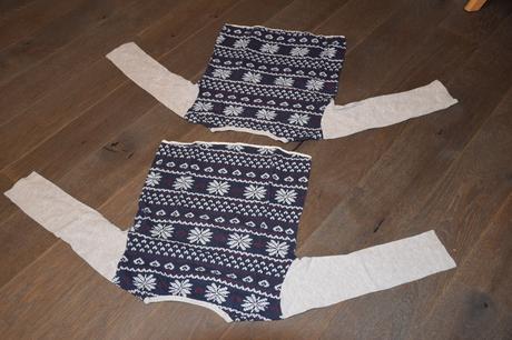 Nadherne tricko s norskym vzorom a krajkou 6-8r., next,128