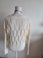 Krémový svetrík m, f&f,m
