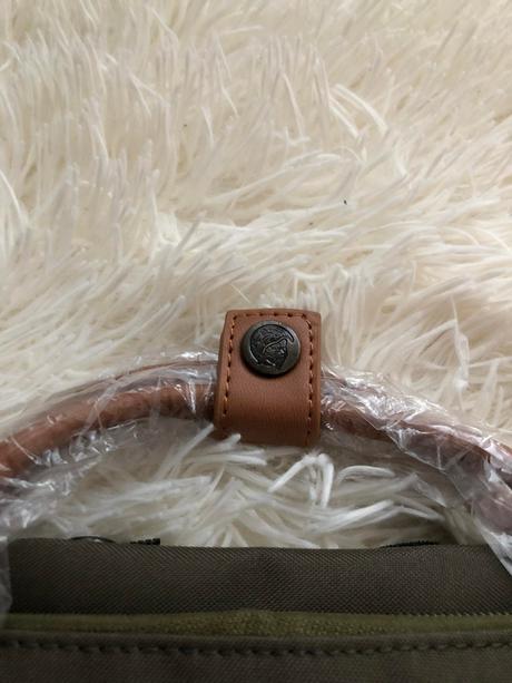 Batoh fjällräven kanken zelený s hnedými prvkami, fjällräven