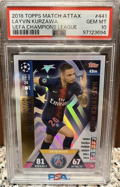 Futbalová karta - layvin kurzawa kúp, 