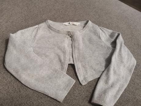 Sivé bolerko, h&m,98