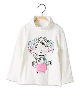 Elastický rolák s dievčatkom, palomino,104