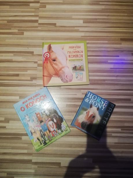 Krasne knihy o konikoch - jedna v anglictine, 