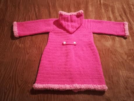 Háčkovaný kabátik v štýle frozen 04, 