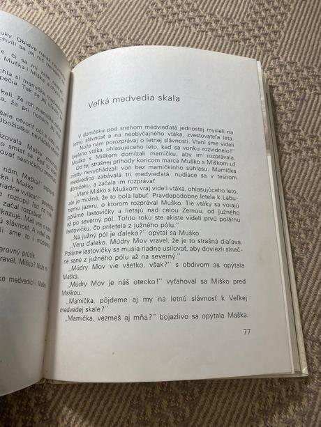 Krásna stará kniha muško a miško na severnom póle,