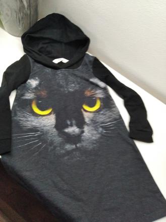 Saty/tunika s macickou, h&m,98