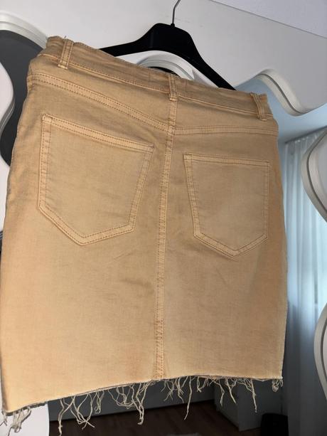 Horčicová sukňa amisu 34/36, amisu,34 / 36 / s / xs