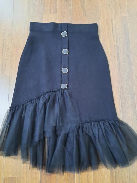 Úpletová sukňa, xs