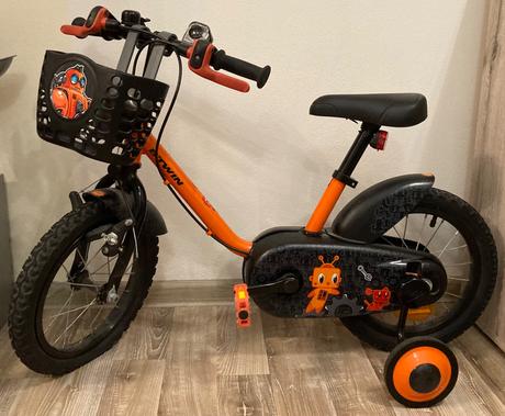 Bicykel  14-palcový,500-robot,decathlon, 14
