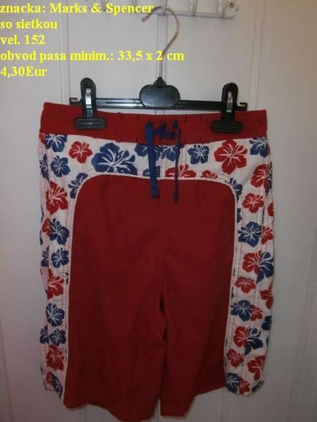 Kraťasy, marks & spencer,152
