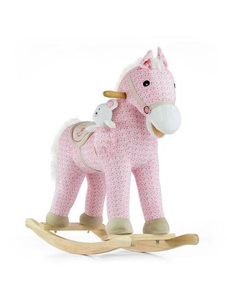 Hojdací koník pony ružový,