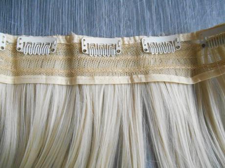 Rovný clip-in pás vlasov, 