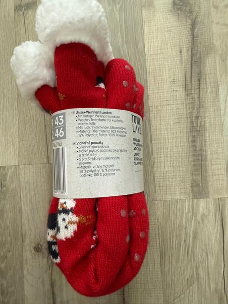 Vianočné zateplené ponožky, 37