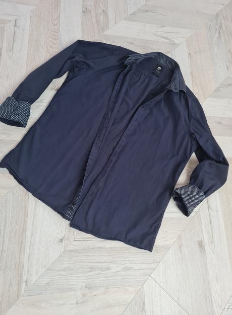 Tmavo-modrá košeľa, pierre cardin,m