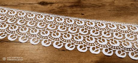 Krajka - 190 mm - biela, 