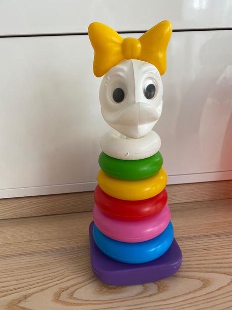 Kužel káčer - vkladanie kruhov podla velkosti, 