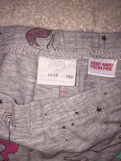 Pyzamko s jednorozcami, zara,146