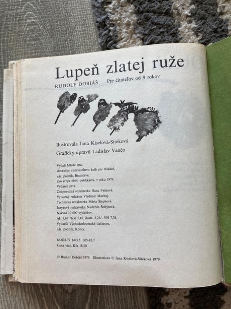 Lupeň zlatej ruže-prvé vyd.1979, 