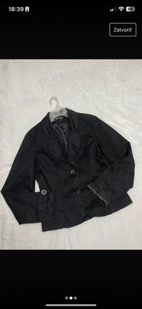 Štýlové čierne sako, m