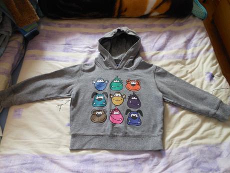 Zvieratková nenosená mikinka next 104, next,104