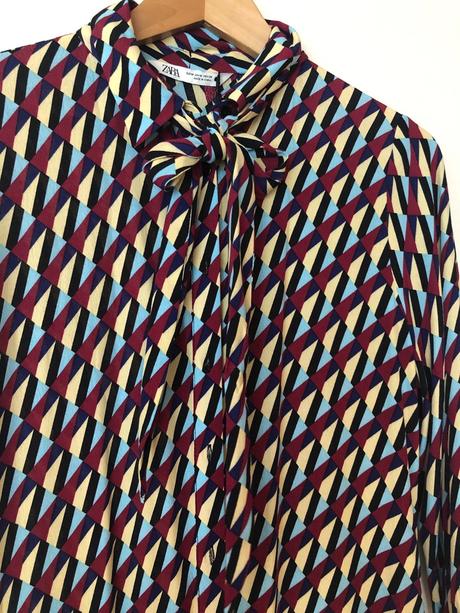 Zara geometrické maxišaty, zara,s