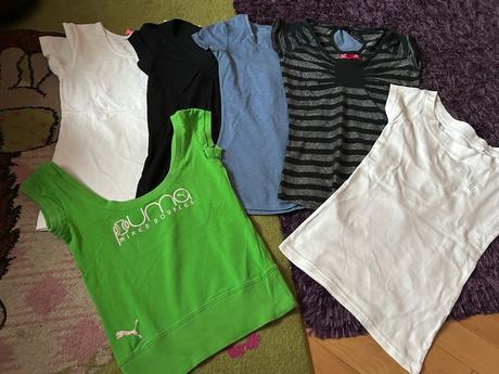 Sada 6 ks tričiek s krátkym rukávom veľ. s, s