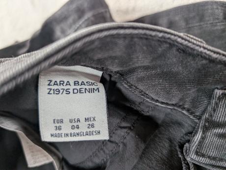 Rifle roztrhané, zara,36